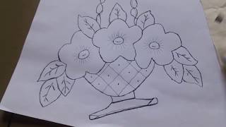 como hacer dibujos para bordar en servilletas con pantometro