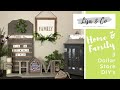 3 Dollar Store DIY's for Family Day  ||  Home & Family Themed Decor  ||  Budget Friendly Home Decor