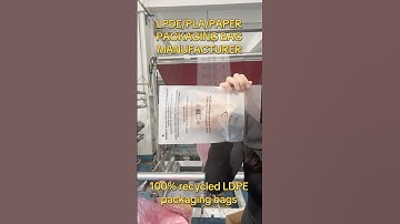 100% recycled LDPE packaging bags manufacturer，welcome to contact me #bag #factory #plastic #packing