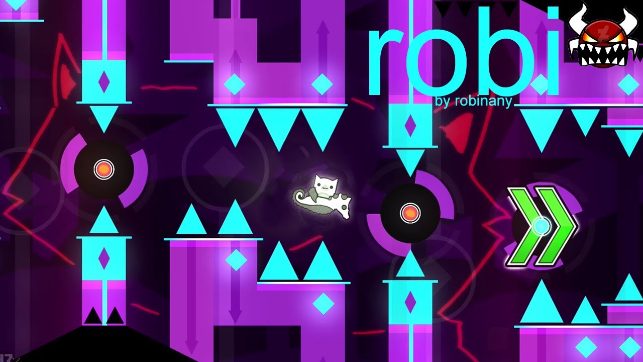 Robi 100% (Extreme Demon) by Robinany // Geometry Dash - YouTube