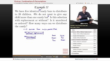 "Combinations & Permutations" | Probability with Educator.com