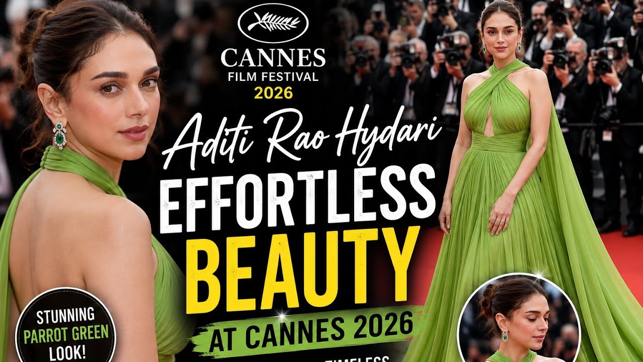 Aditi Rao Hydari  Effortless Beauty at Cannes 2026@poojacineworld # aditiraohydari #cannes2026 - YouTube