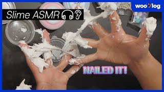 [SUBS] Failed Slime Making Competition (?!) ASMR #wooVlog​ #wV73