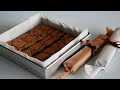 シナモン風味カラメルビスケットブラウニー | Cinnamon Caramelised Biscuits Brownies