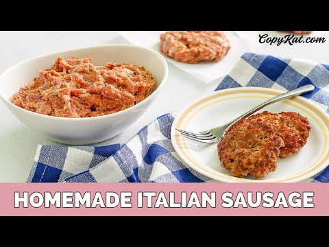 Homemade Italian Sausage recipe with the Luvele Ultimate Meat