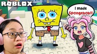 Roblox | Doodle Transform - I made Spongebob in ROBLOX!!! screenshot 2