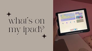 what's on my ipad | widgets and apps tour screenshot 2