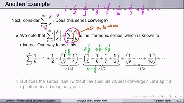 Week6Lecture1: Infinite series of complex numbers
