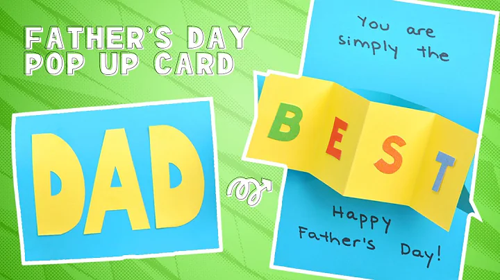 DIY Father's Day Pop-Up Card | Homemade Father's Day Card