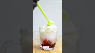 Shaved ice mulberry syrup water #asmr #fyp #shorts