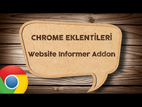 Chrome Eklentileri - Website Informer Addon