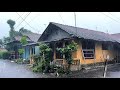 Heavy rain in rural indonesiafeels refreshing and calmingsleep in 5 minutes