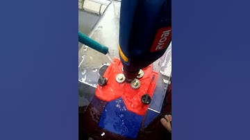 Tank drilling for Oceanlife Overflow