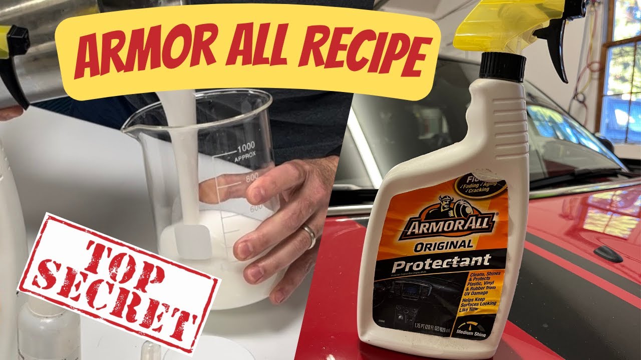 How to Make Armor All (Real Formula Explained by a Chemist)