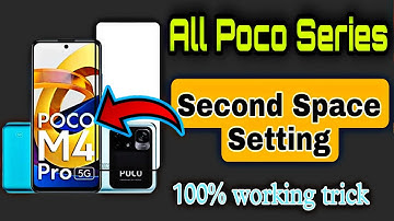 How To Use Second Space In All Poco Mobile // How To Use Second Space In Poco X3 Pro