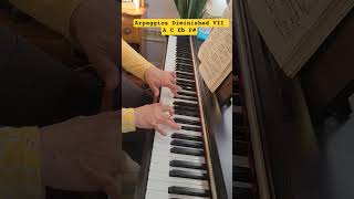 Hanon Arpeggios Diminished VII A #nanopianoschool #piano #tecnicadepiano #hanon #arpeggio