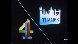 Thames trailer The Funny Side, slide announcer Tom Edwards & adverts 10th July 1985