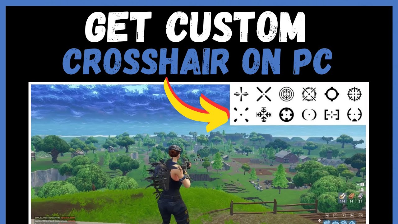 How To Get a Custom Crosshair In Fortnite (EASY) - YouTube
