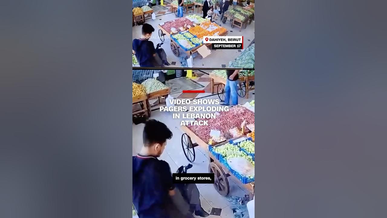 Video shows pagers exploding in Lebanon attack