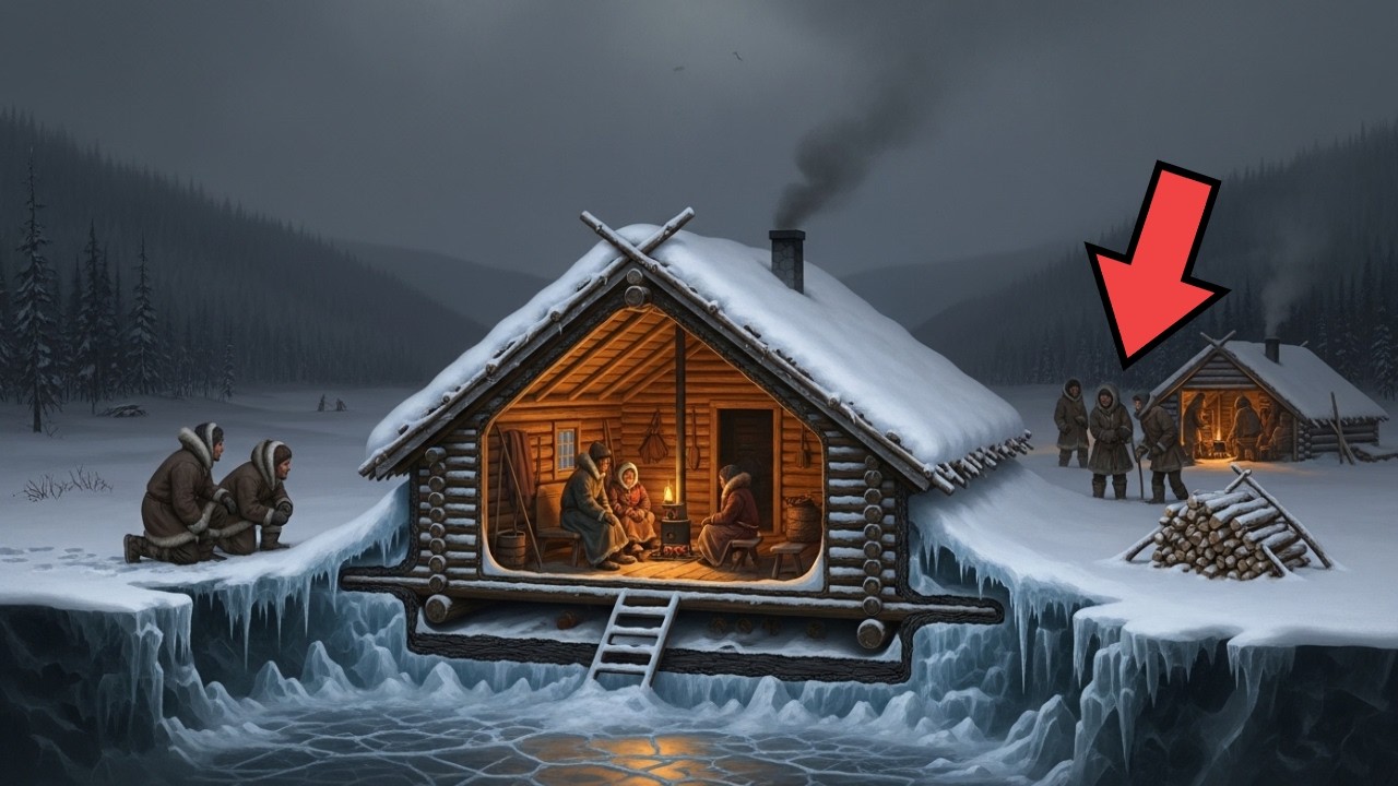 They Laughed When He Buried His Cabin to the Roofline — Until Snow Became His Warmest Wall