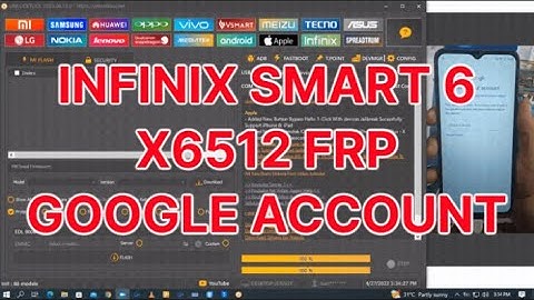 INFINIX SMART 6 X6512 FRP GOOGLE ACCOUNT bypass with UNLOCKTOOL