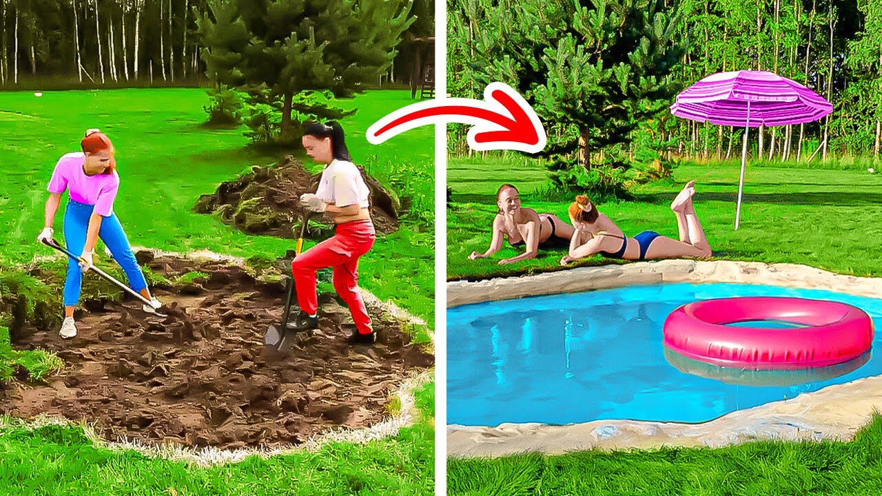 Easy And Cheap DIY Swimming Pool
