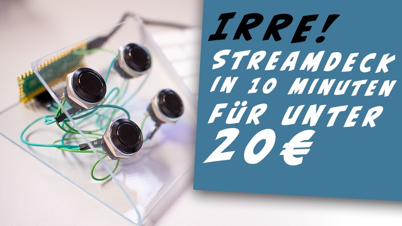 Streamdeck DIY, Raspberry Pi Pico für Anfänger - YouTube