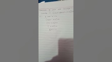 Conversion of SGPA into Percentage