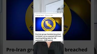 Handala Claims Breach of California Water Utility #tech #hacker #technews #cybersecurity