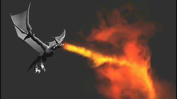 Fluid Simulation Dragon Fire