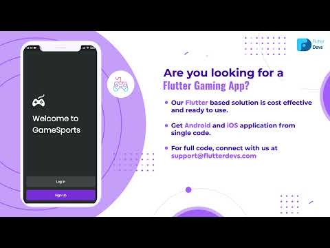 Flutter Online Gaming App