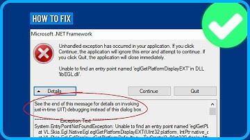 How to Fix Just in Time Jit Debugger Instead of This Dialog Box Error in Windows 11/10/8/7