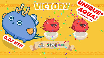 UNIQUE* AQUA | Double Bug Pocky vs Beast Reptile Plant | ABB Team | Axie Infinity