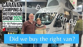 NEC Camping Caravan & Motorhome Show - did we buy the right van?