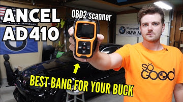 Simple - easy - inexpensive ANCEL diagnostic AD410 scan tool OBD2 scanner user interface discussion