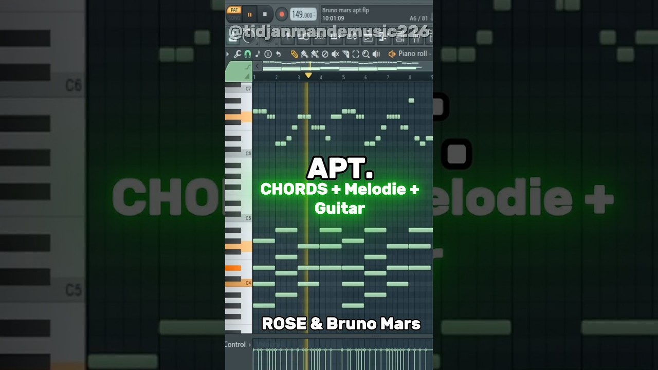 APT. How i composed the chords and melodies🎸🎹🔥