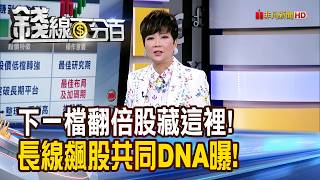 《下一檔翻倍股藏這裡! 長線飆股共同DNA曝!》【錢線百分百】20260819-5│非凡財經新聞│