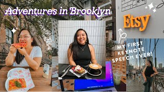 NYC travel vlog 🗽 | Exploring Brooklyn, My first-ever keynote for Etsy, Life working at Adobe
