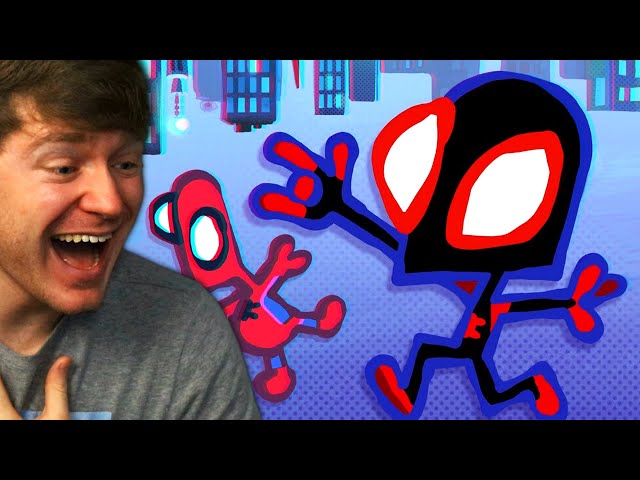 Reacting to SPIDERMAN the ULTIMATE CARTOON Recap! (Parody) class=