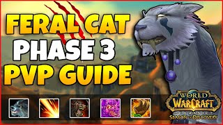 Feral Druid PHASE 3 COMPLETE PvP Guide 🏅| Season of Discovery(Runes, Talents, Itemization, Gameplay)