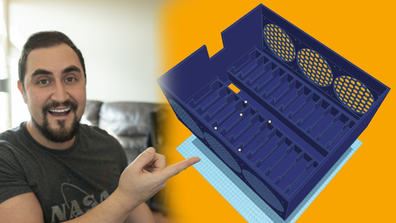 3d print your own NAS with 24 hard drives YouTube