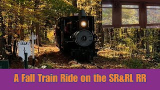 A Scenic Fall Train Ride on the Sandy River and Rangely Lakes Railroad!