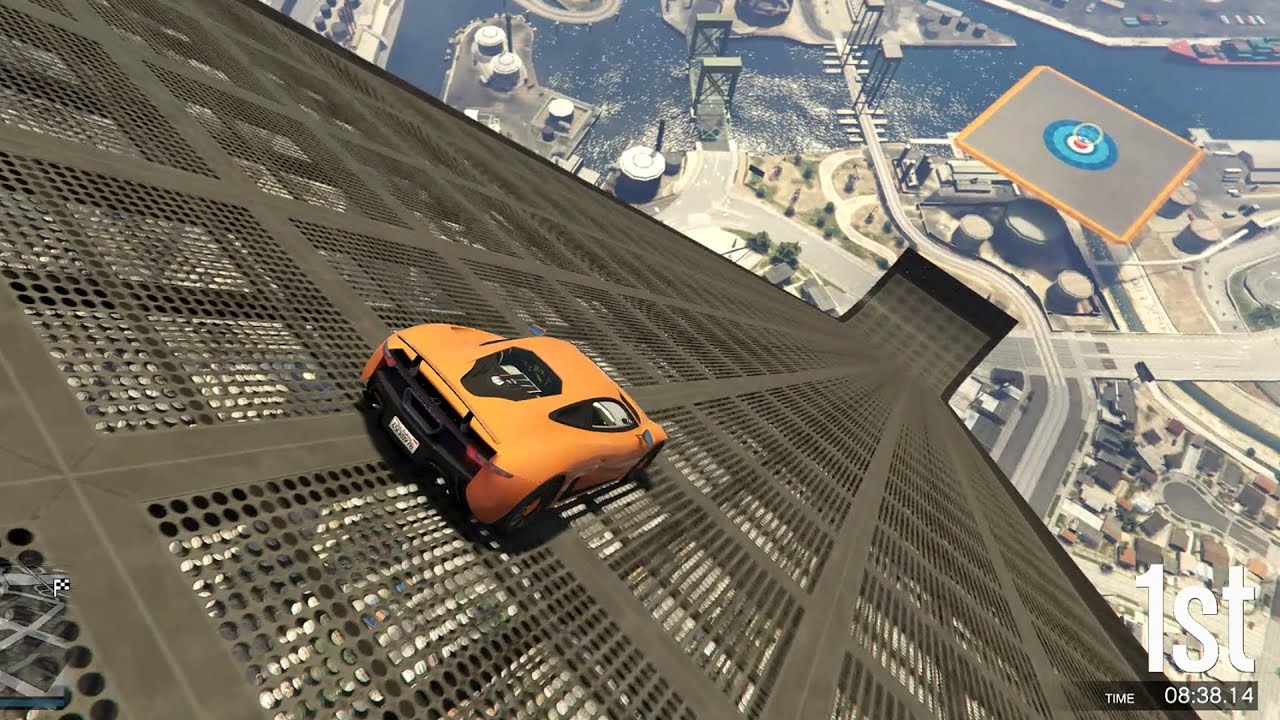 CAR RACE IN GTA 5 | MEGA RAMP CHALLENGE | GTA 5 | #2 - YouTube