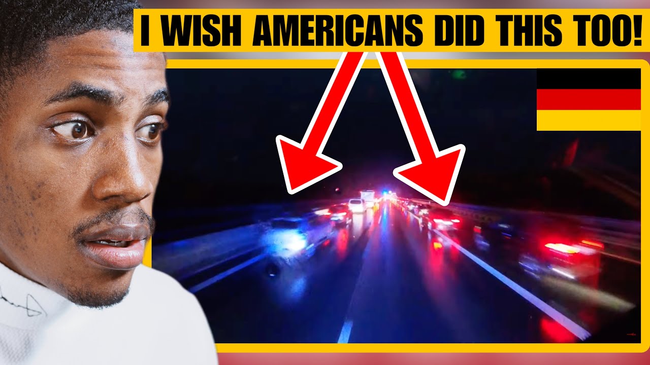 American Reacts to German Firefighters Responding to Major Accident