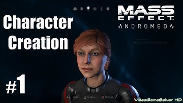 Character customization | Playthrough part 1 | Mass Effect: Andromeda [Xbox One]