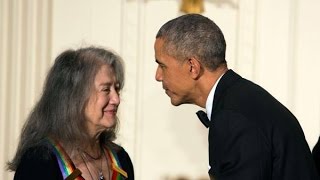 Martha Argerich at conferment of Kennedy Centre Honors by President Barack Obama (2016) chords