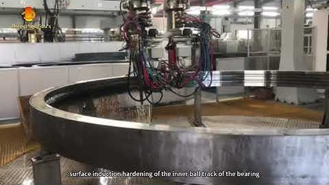 Surface Induction Hardening Of Inner Ball Track Of Bearing