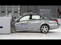 2014 Mercedes-Benz E-Class 4-door sedan driver-side small overlap IIHS crash test