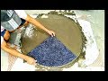 How to make a very solid traditional cement round table # 09