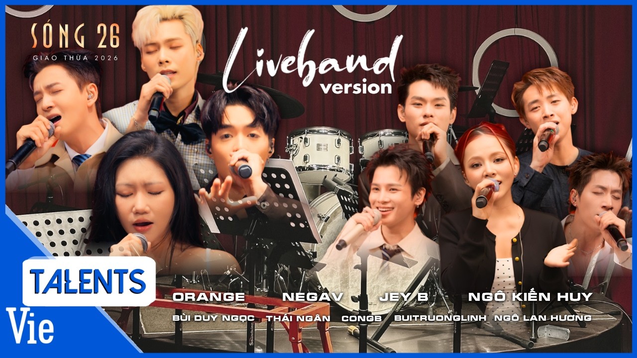 Negav, Orange, buitruonglinh,... đọ trình hát Live cùng band nhạc | LIVE BAND version